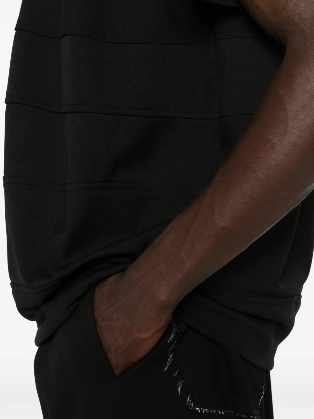 Comme des Garçons Homme Plus T-shirt met ronde hals Zwart