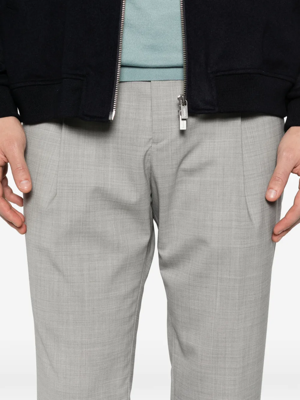 Briglia 1949 Tiberios geplooide broek Grijs