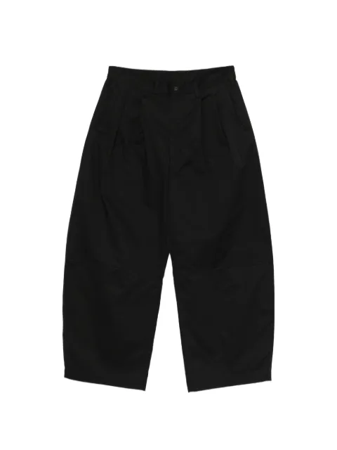 Comme des Garçons Homme pantalones con paneles plisados