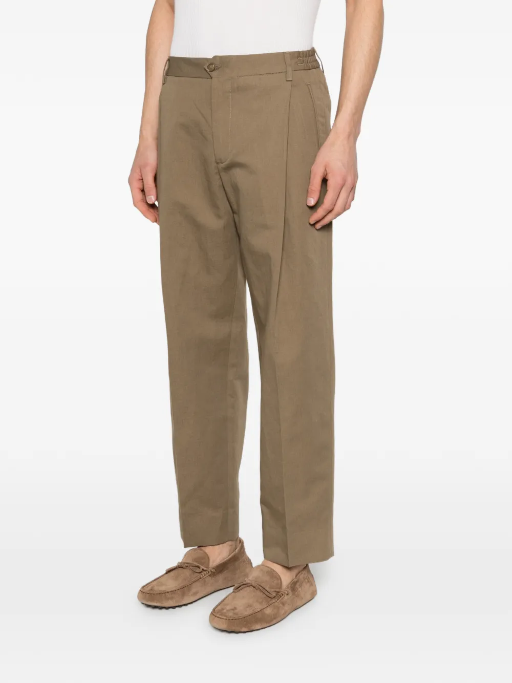 Elasticated Pleated Trousers