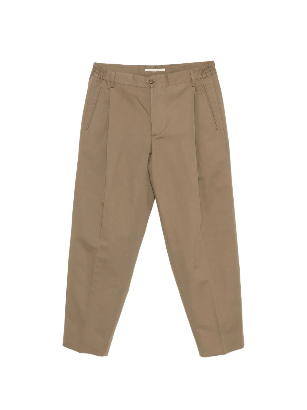 Briglia 1949 elasticated pleated trousers - Verde