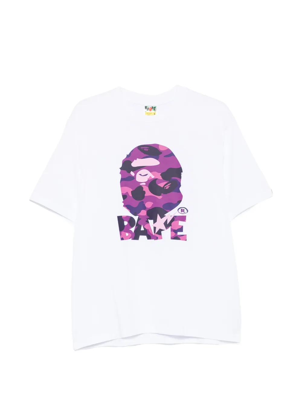 A BATHING APE® logo-print T-shirt - Bianco