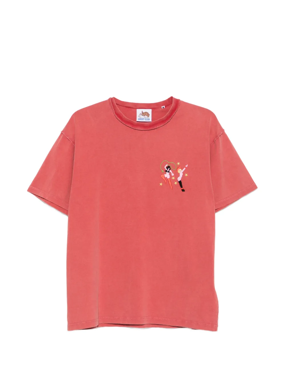 CARNE BOLLENTE embroidered-detail T-shirt - Rosso