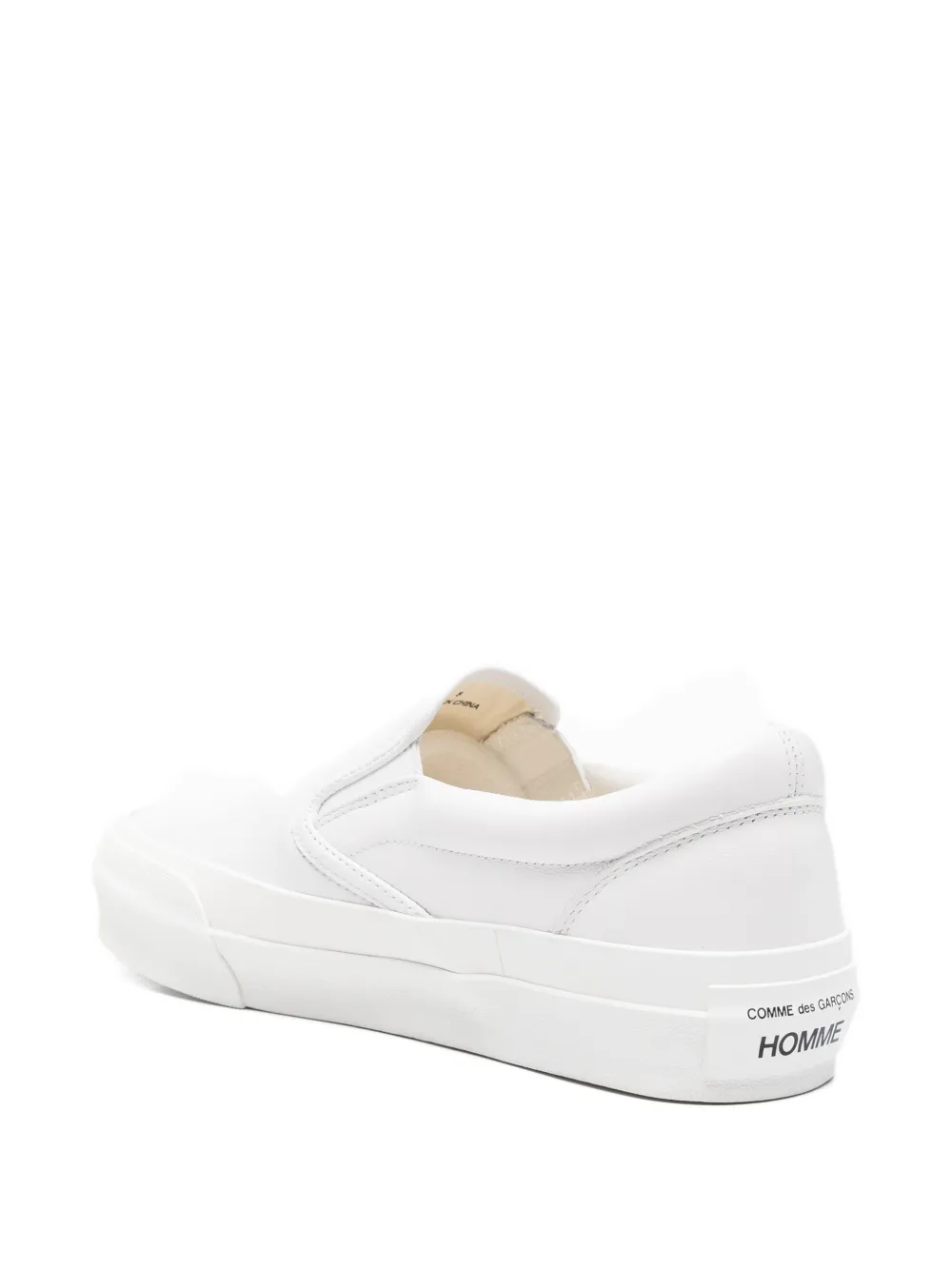 Comme des Garçons Homme Slip-on sneakers Wit