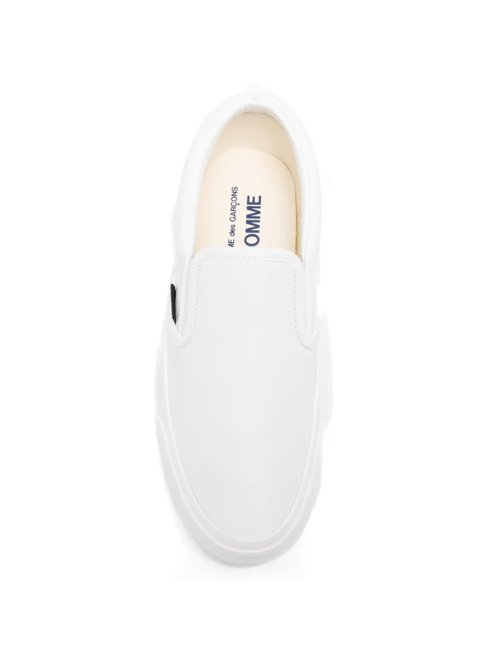 Comme des Garçons Homme Slip-on sneakers Wit
