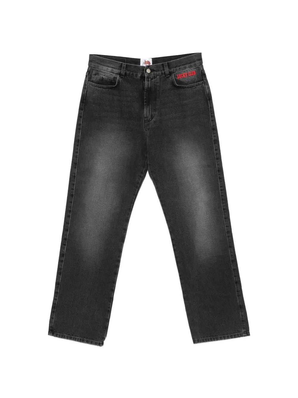 CARNE BOLLENTE Lucky Stars rhinestone-embellished jeans - Nero