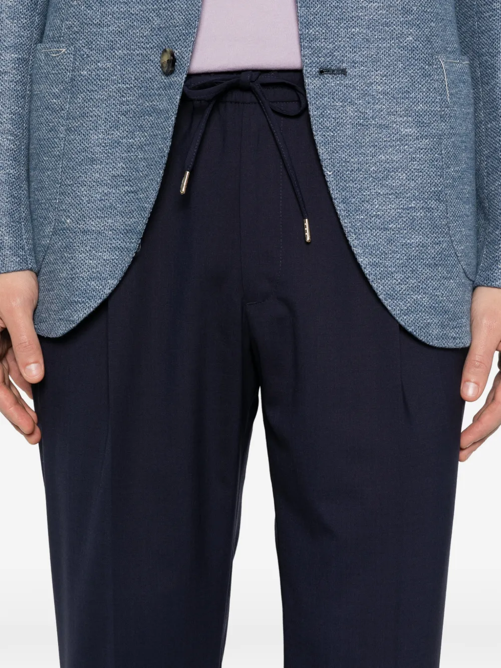 Briglia 1949 Broek met trekkoord Blauw