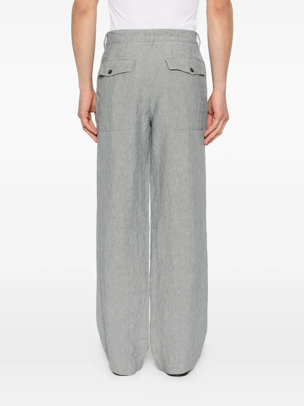 Barena Broek met knopen Blauw