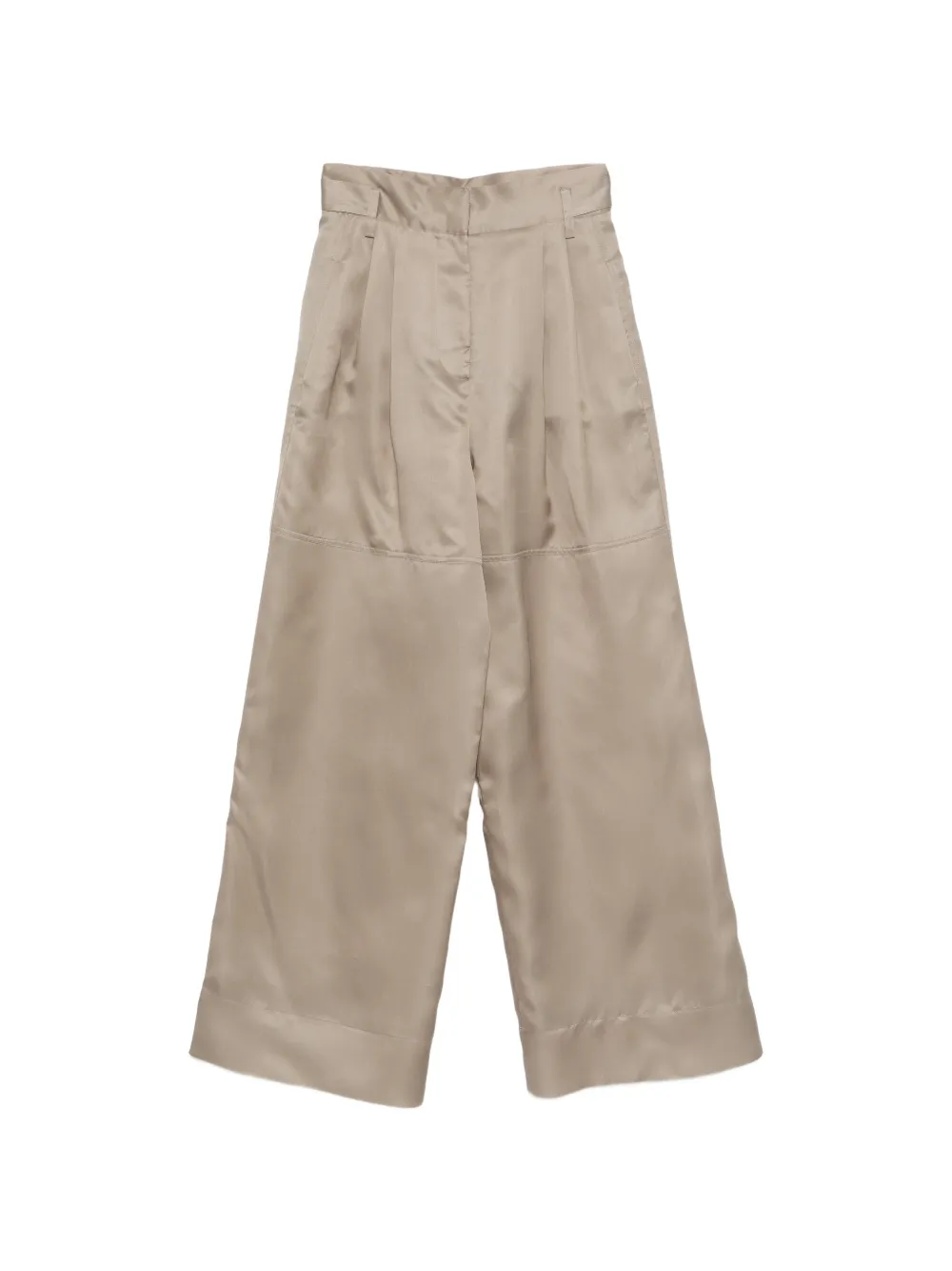 Alberta Ferretti pleated trousers - Toni neutri