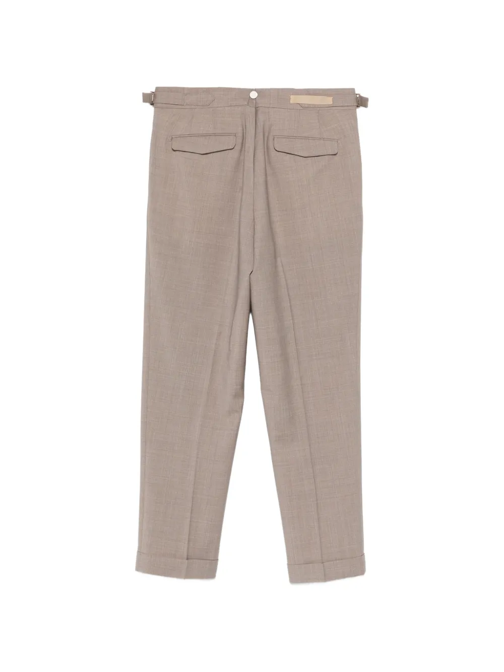 Briglia 1949 Geplooide broek met cuffs Beige