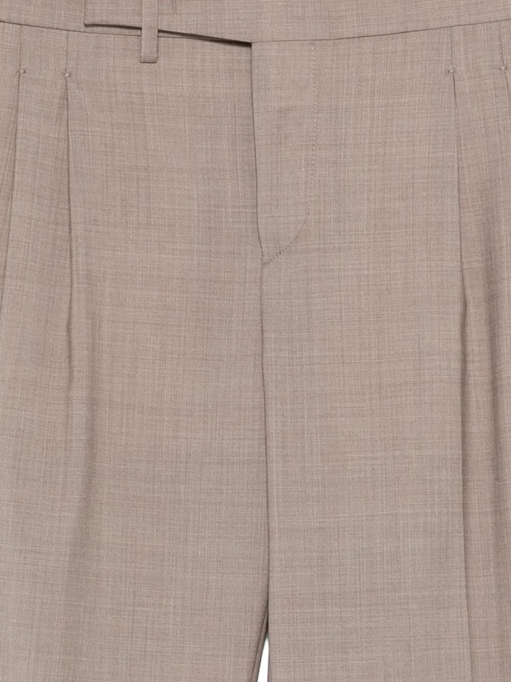 Briglia 1949 Geplooide broek met cuffs Beige