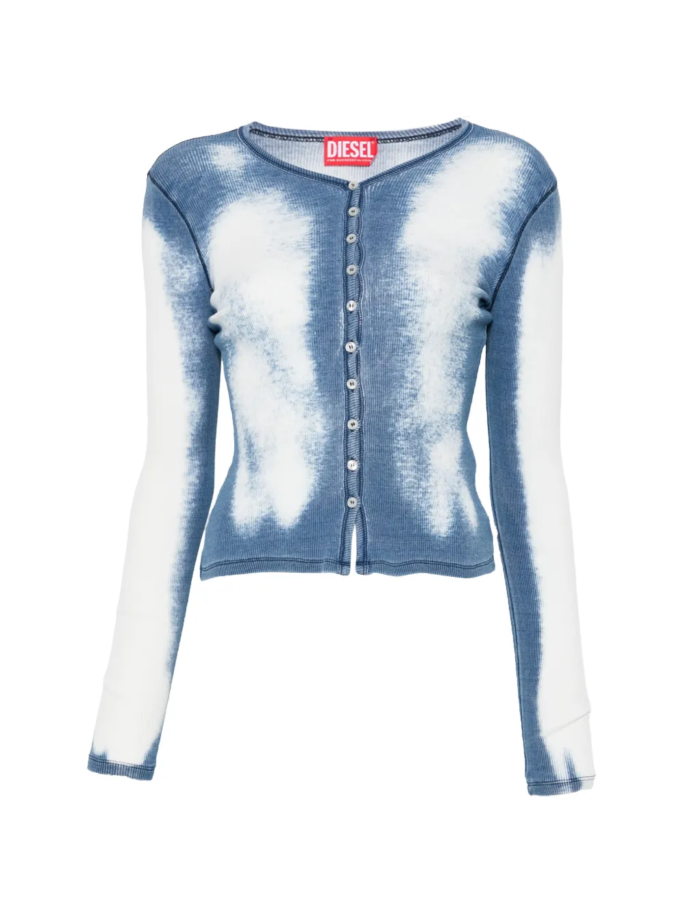 Diesel buttoned cardigan - Blau