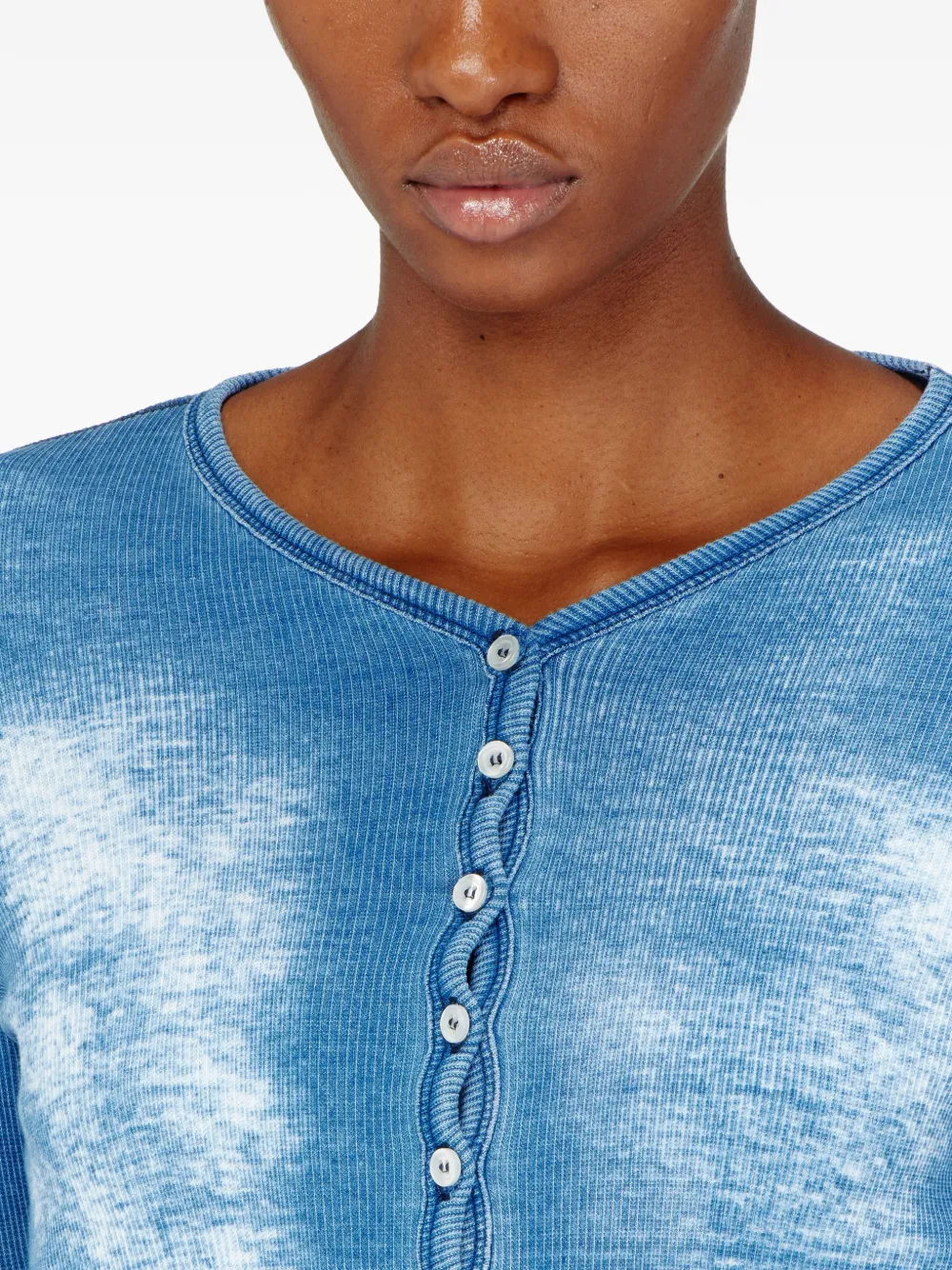 Diesel Vest met knopen Blauw
