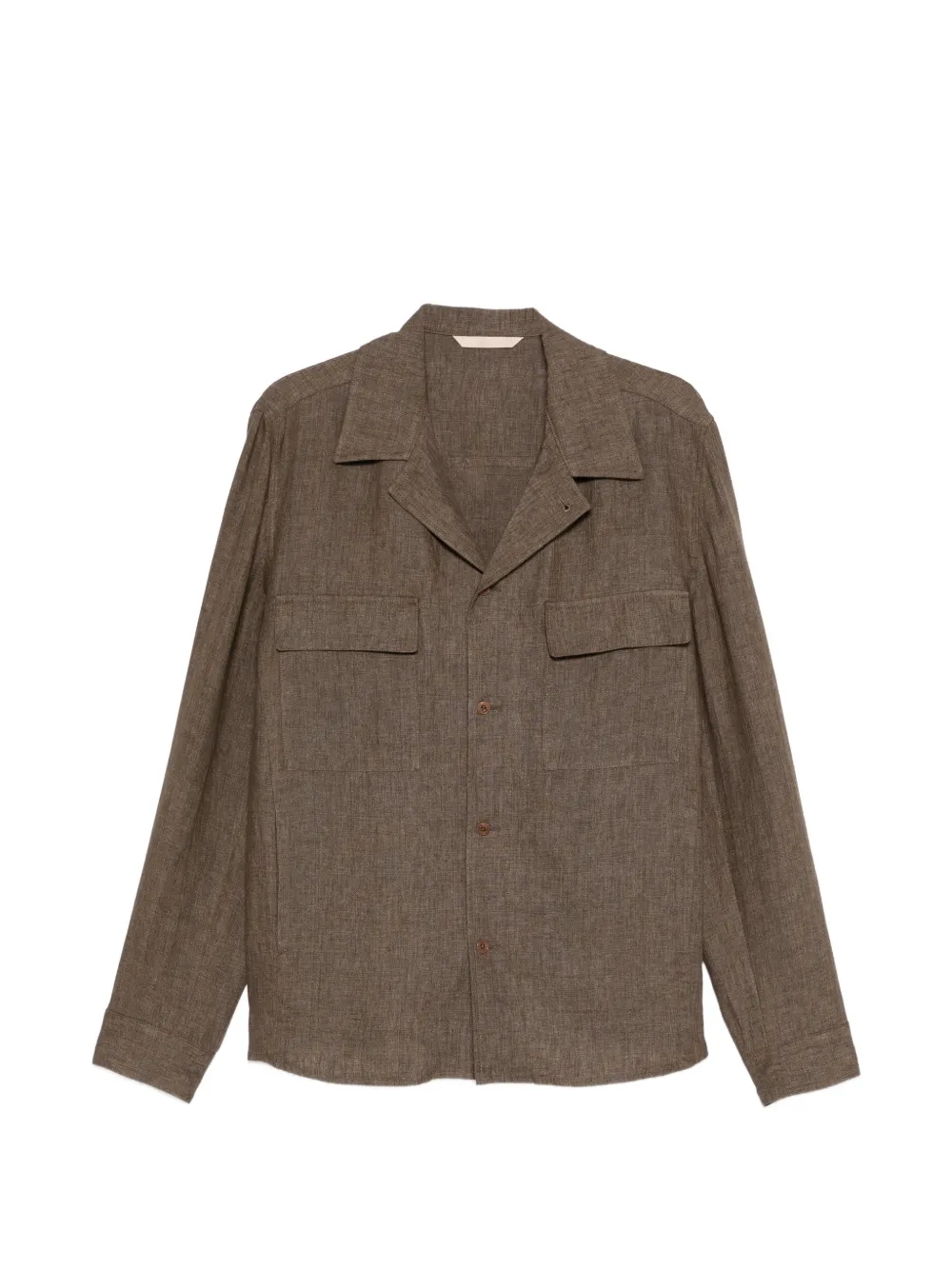 Briglia 1949 John flap-pocket shirt jacket - Marrone