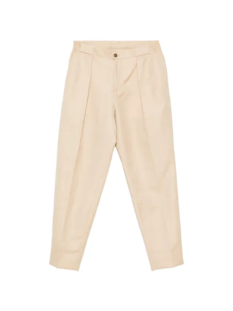 Briglia 1949 pleated pressed-crease trousers