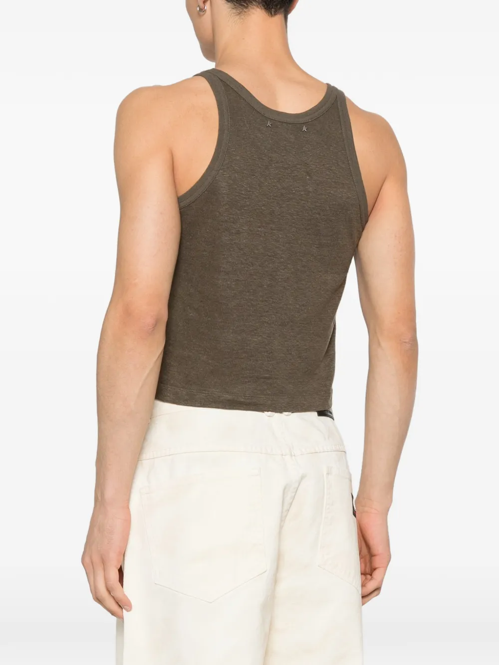 Golden Goose Mara tanktop met tekst Bruin
