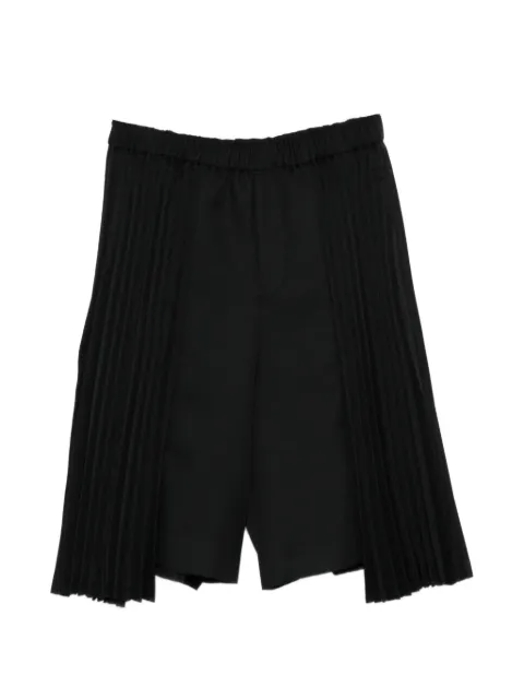 Comme Des Garçons Black pleated shorts