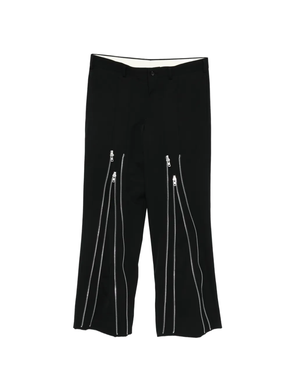 Comme des Garçons Homme Plus zip-detail trousers - Nero