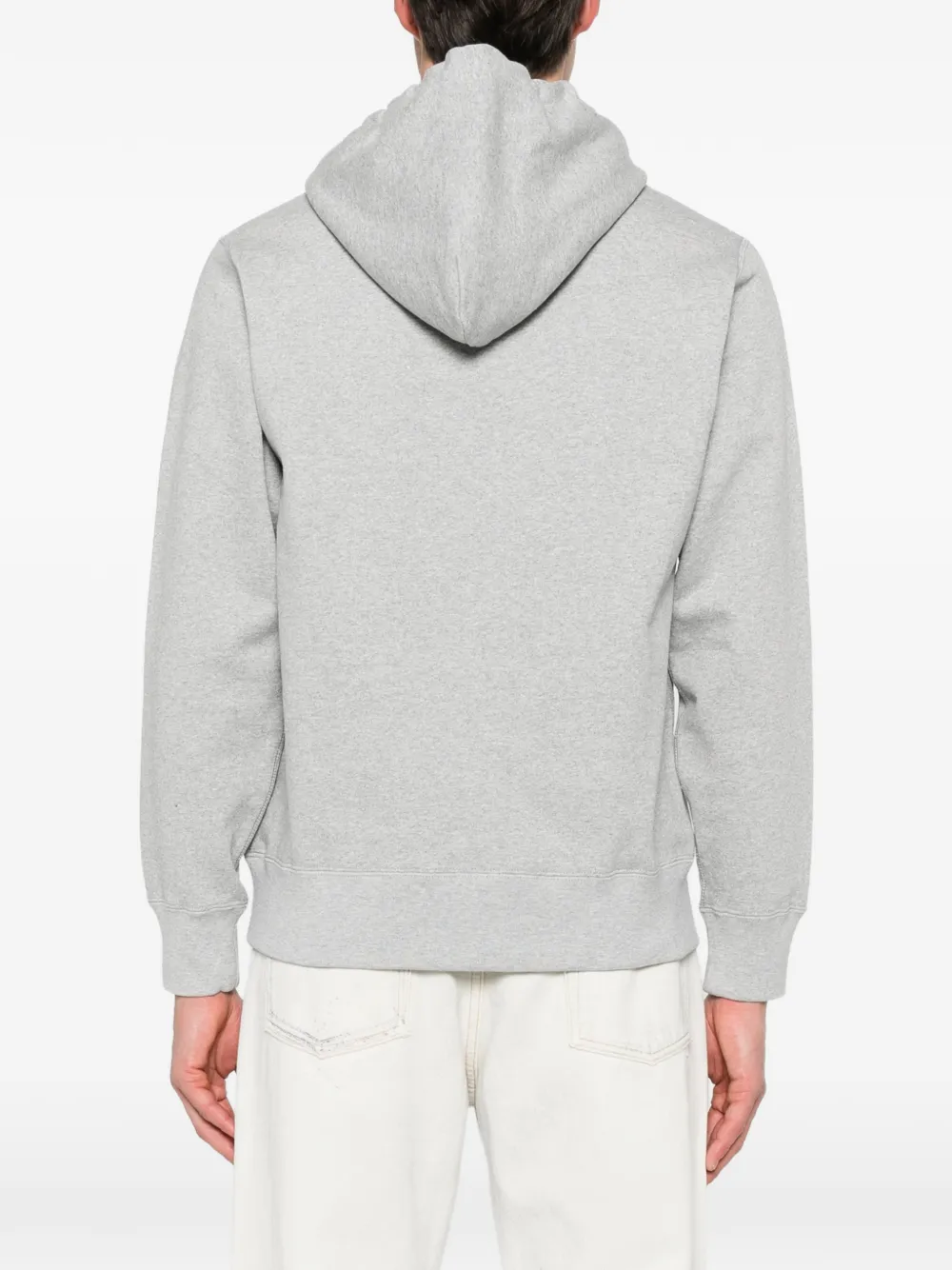 A BATHING APE Hoodie met logoprint Grijs