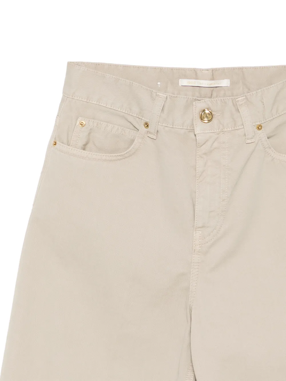 Briglia 1949 Broek met logo-label Beige