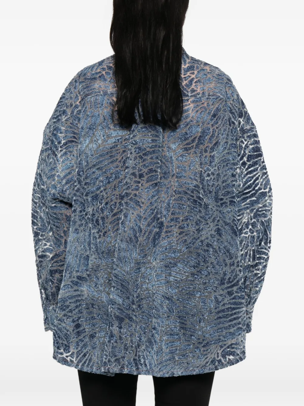 Giuseppe Di Morabito Blouse met patroon Blauw