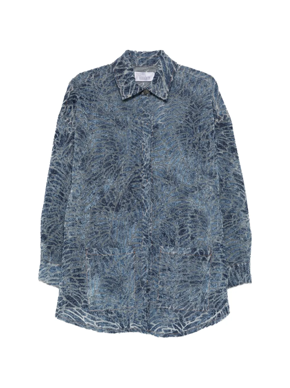Giuseppe Di Morabito patterned shirt - Blu