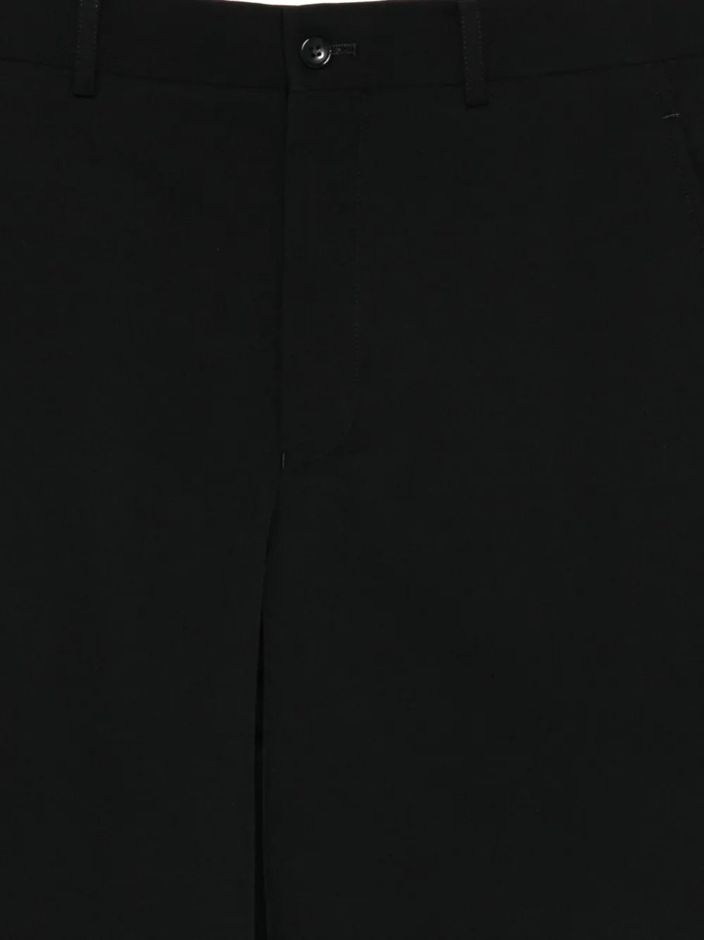 Comme des Garçons Homme Plus Broek met knoopsluiting Zwart