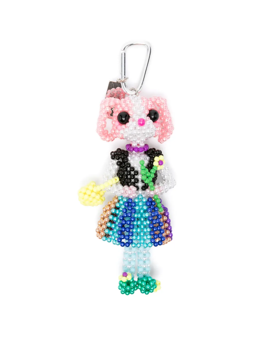 Chopova Lowena Bunny Shepherdess figure keyring - Rosa