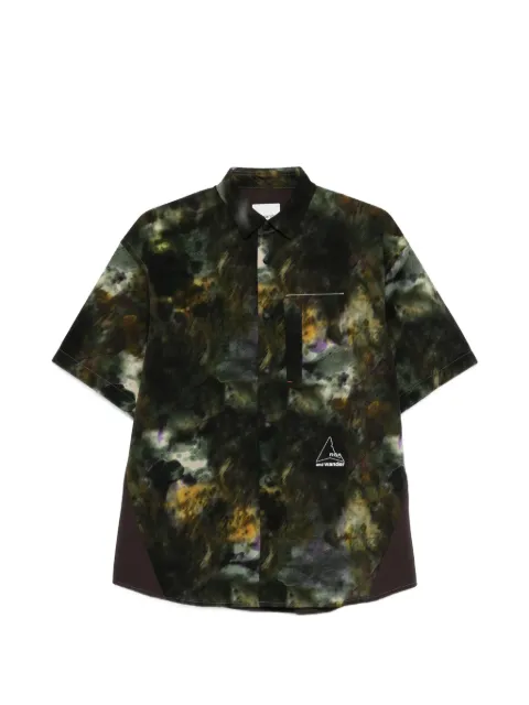 Roa x and Wander pocket print shirt