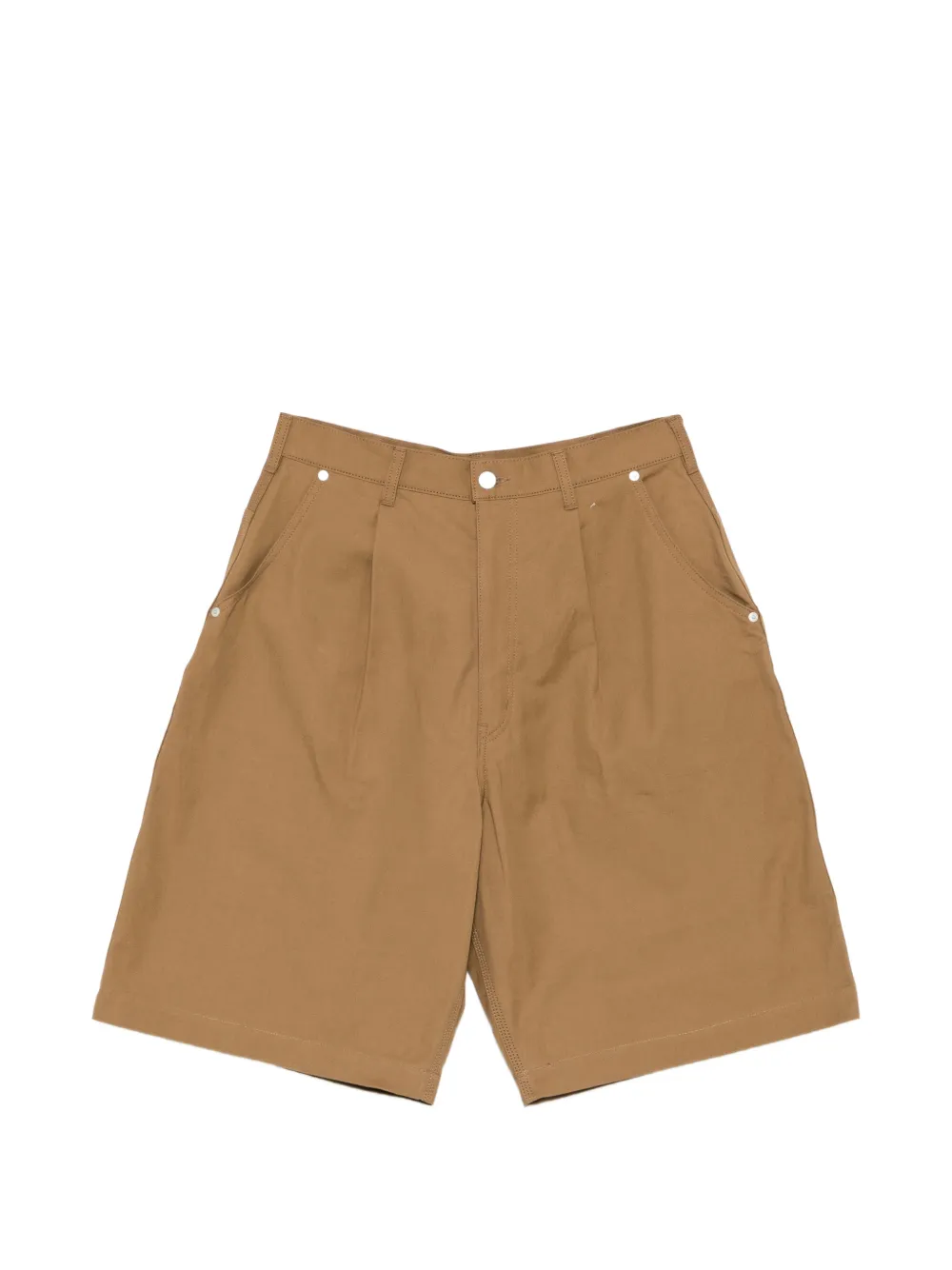 Comme des Garçons Homme pleated-front shorts - Marrone
