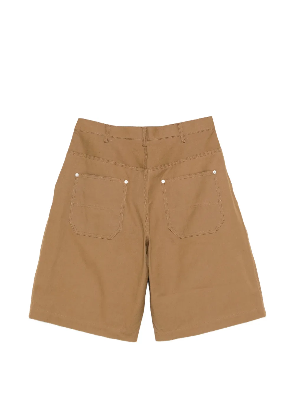 Comme des Garçons Homme Shorts met geplooid detail aan de voorkant Bruin