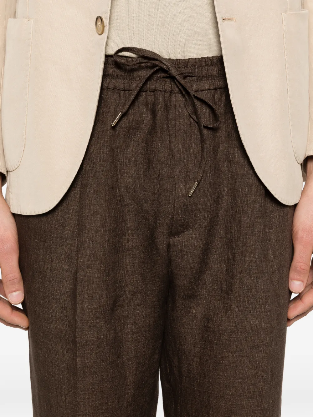 Briglia 1949 Wimbledons broek met trekkoord Bruin