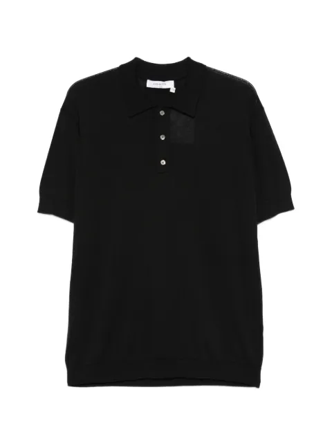 Greyed short-sleeve polo shirt
