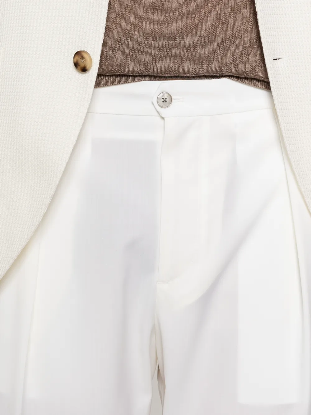 Briglia 1949 Portobellos broek met knopen Beige