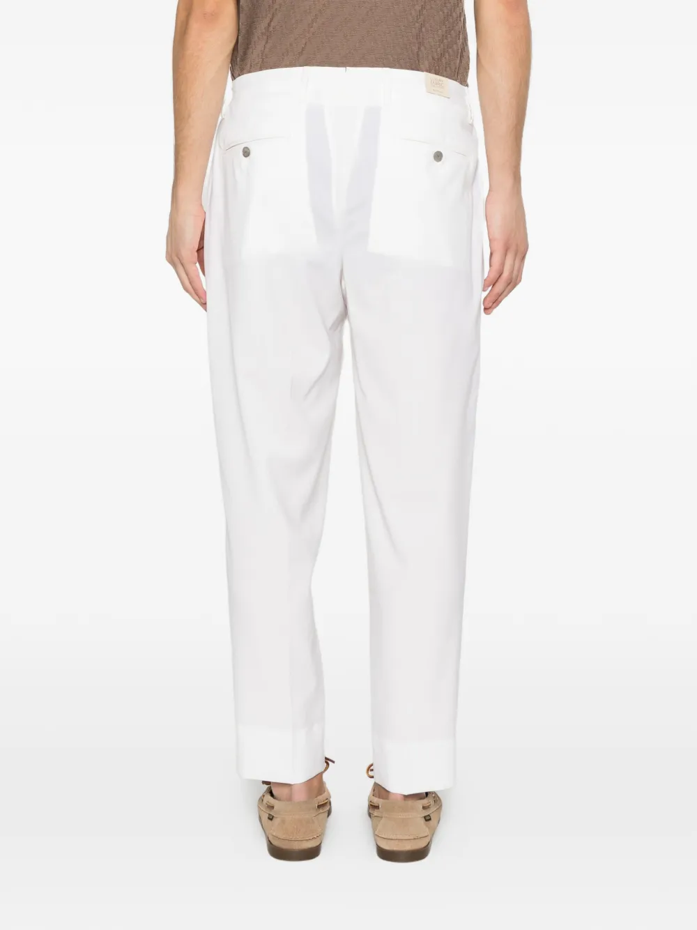 Briglia 1949 Portobellos broek met knopen Beige