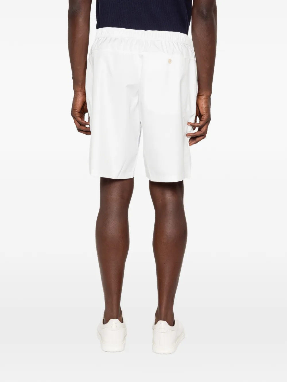Brunello Cucinelli Shorts met logoprint Wit