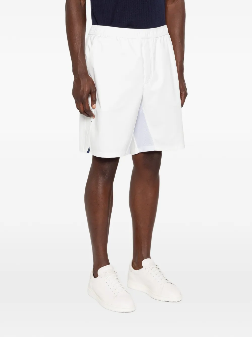 Brunello Cucinelli Shorts met logoprint Wit