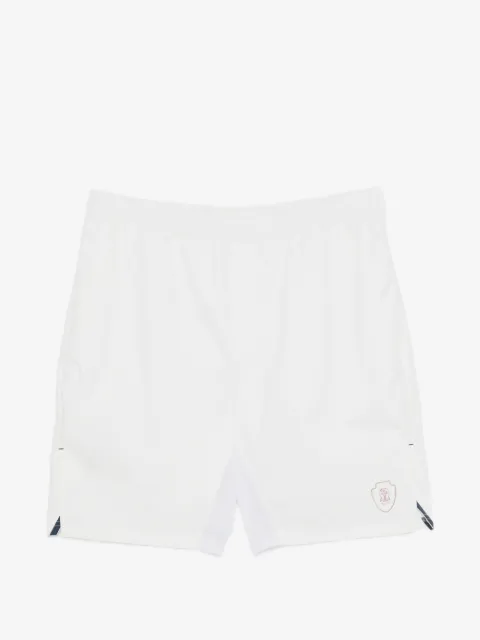Brunello Cucinelli short à logo imprimé