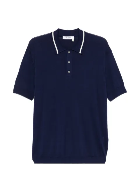 Greyed short-sleeve polo shirt
