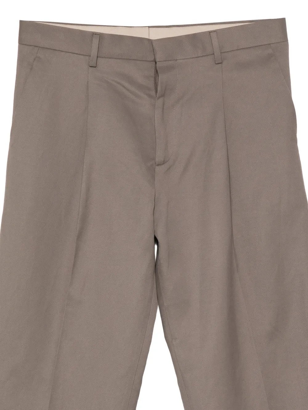 Costumein Vincent straight plooibroek Beige