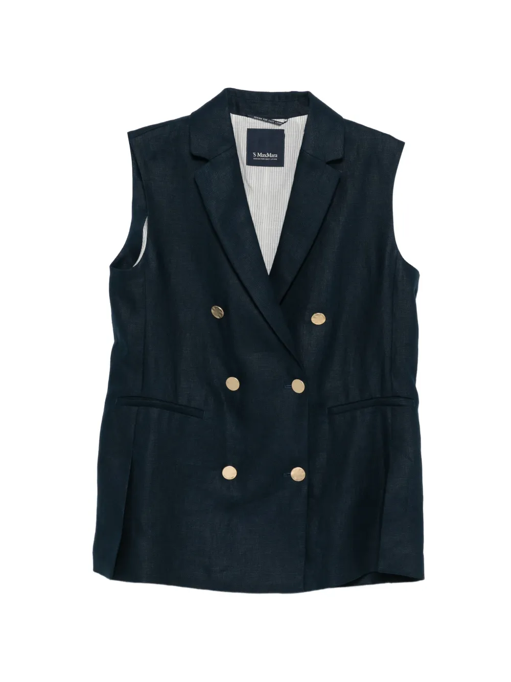'S Max Mara Smmbird double-breasted gilet - Blau
