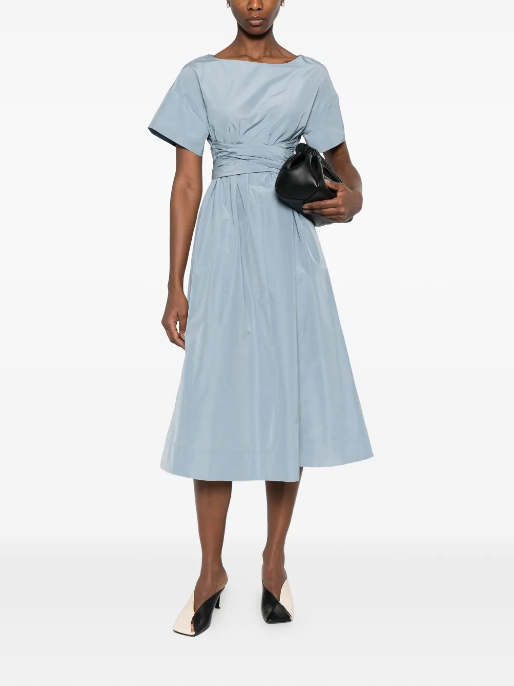  Weekend Max Mara Vestido Con Cuello Redondo - Azul 