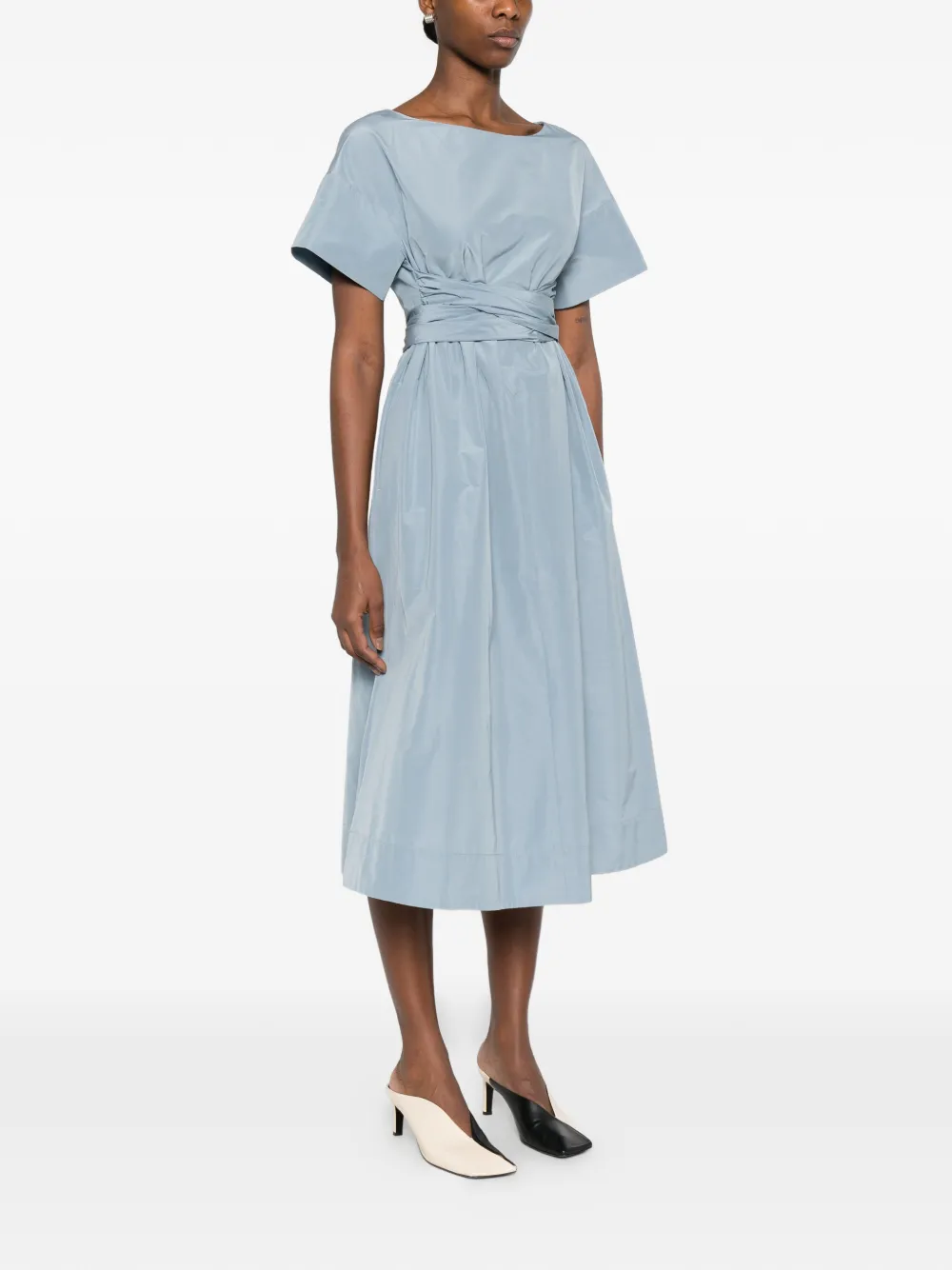  Weekend Max Mara Vestido Con Cuello Redondo - Azul 
