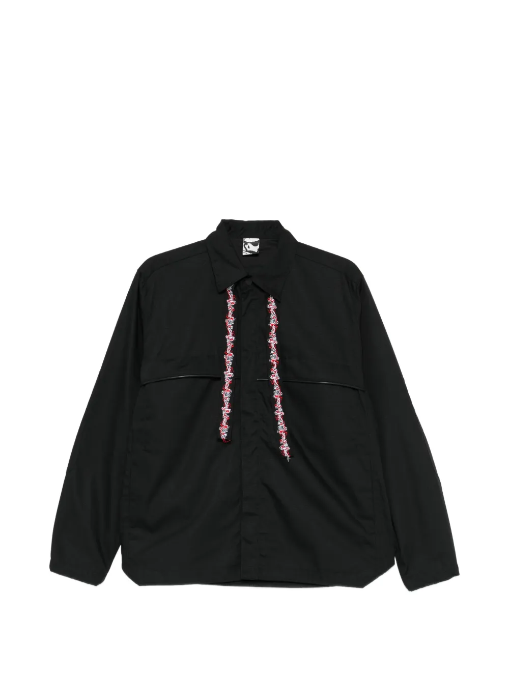 GR10K Ripstop overshirt - Nero