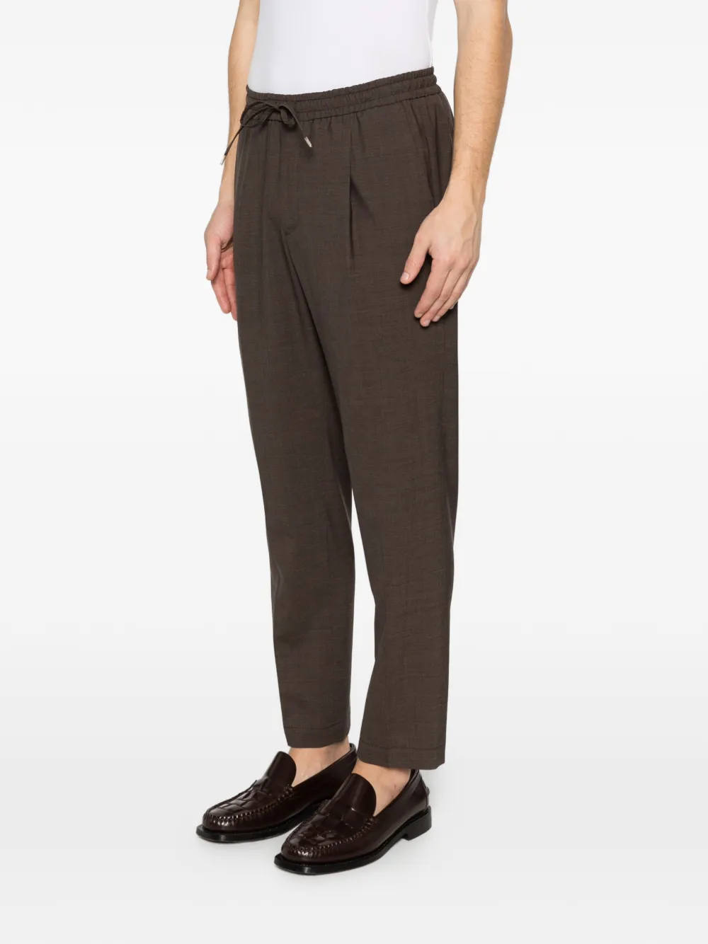  Briglia 1949 Drawstring Trousers - Brown 