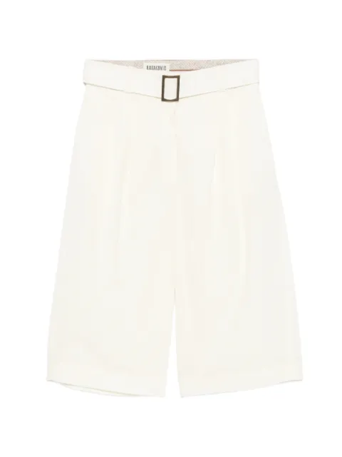 BATAKOVIC Belgrade buckle pleated shorts
