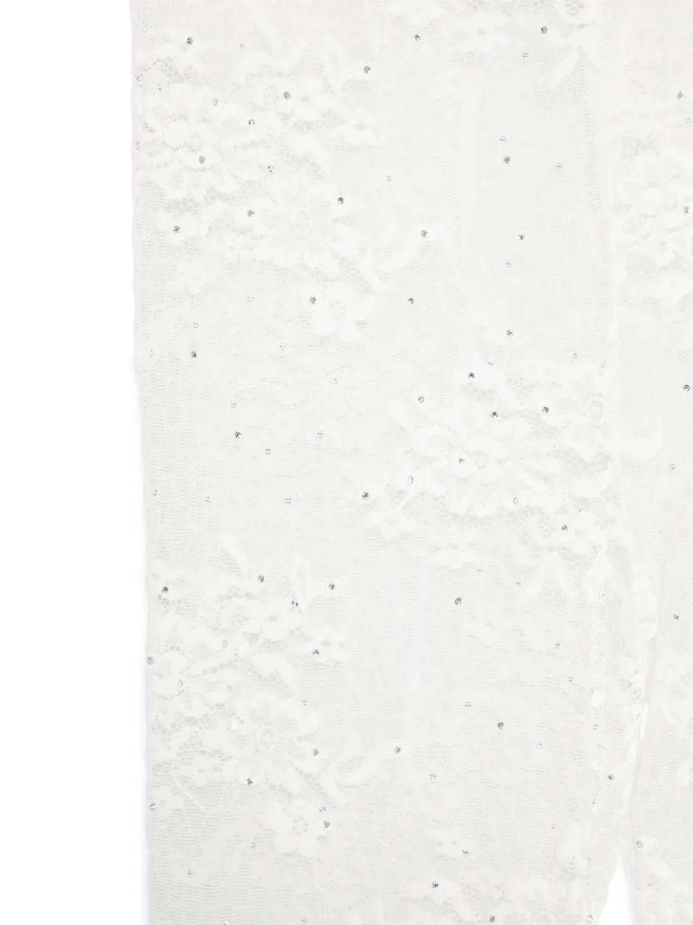  Giuseppe Di Morabito Lace-embellished Stockings - White 