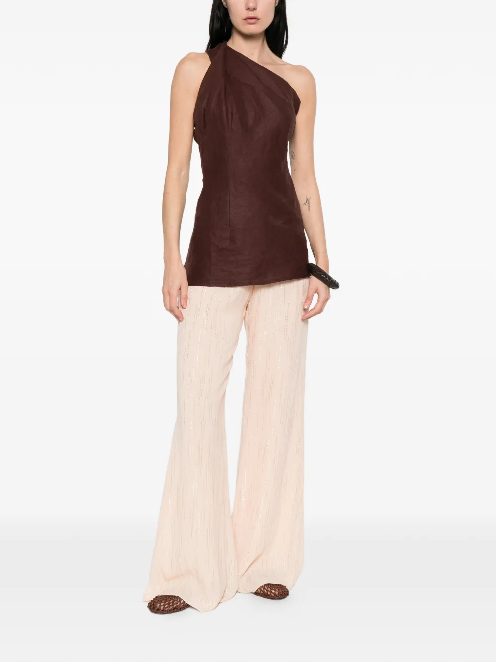  Forte Forte Elasticated-waistband Palazzo Pants - Pink 