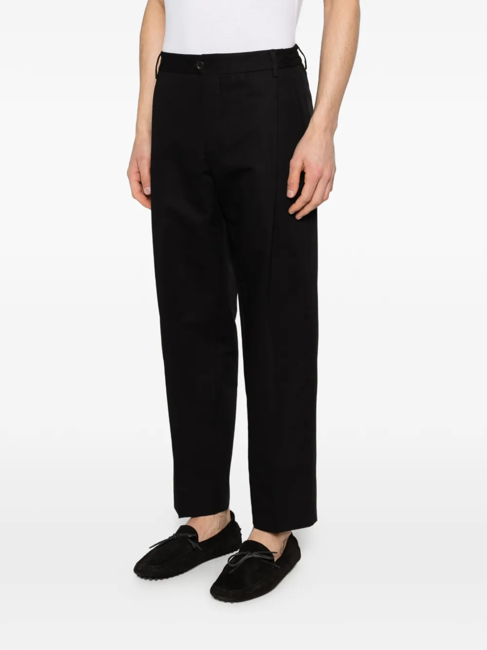 Briglia 1949 Broek met geplooide voorkant Zwart