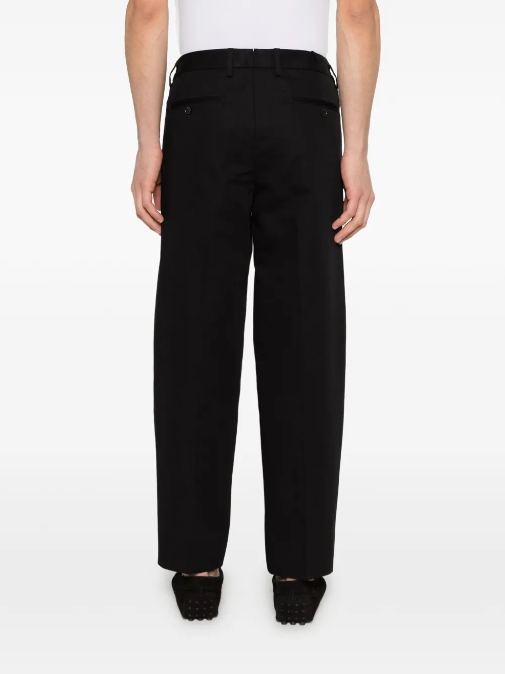 Briglia 1949 Broek met geplooide voorkant Zwart
